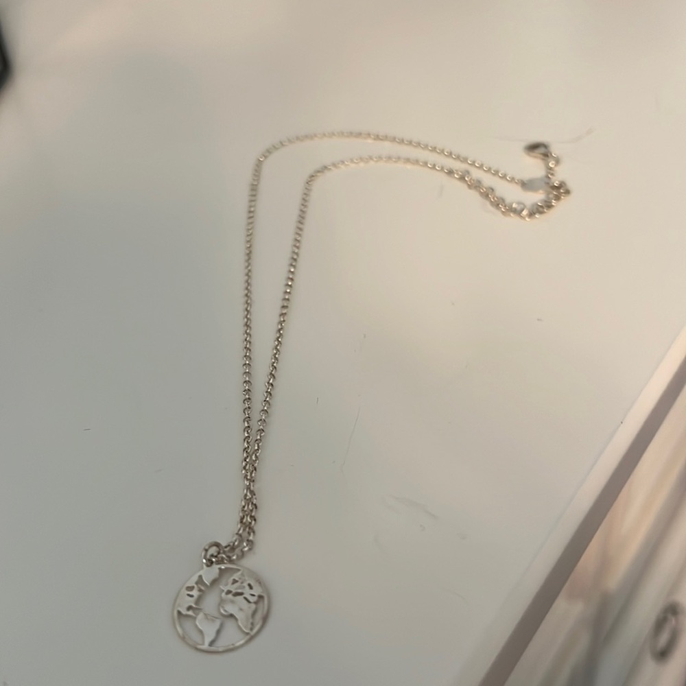 Earth Silver Necklace